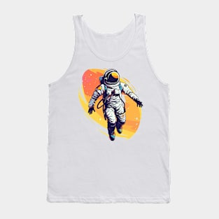 Colorful Astronaut in Space #6 Tank Top